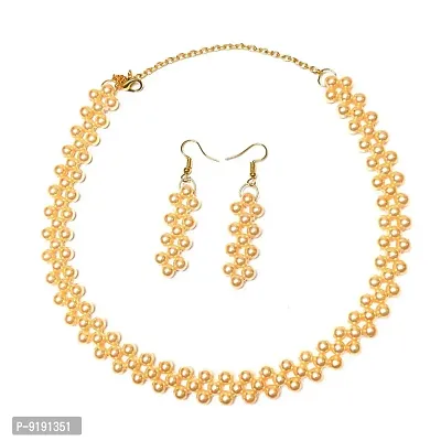 Trendy Alloy Pearl Jewelry Set For Women
