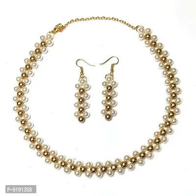 Trendy Alloy Pearl Jewelry Set For Women-thumb0