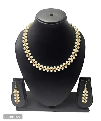 Trendy Alloy Pearl Jewelry Set For Women-thumb3