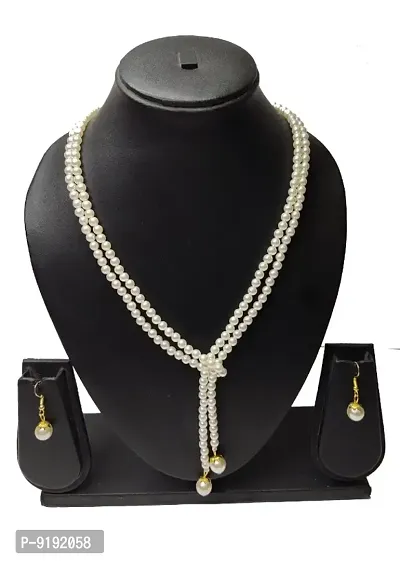 Trendy Alloy Pearl Jewelry Set For Women-thumb0