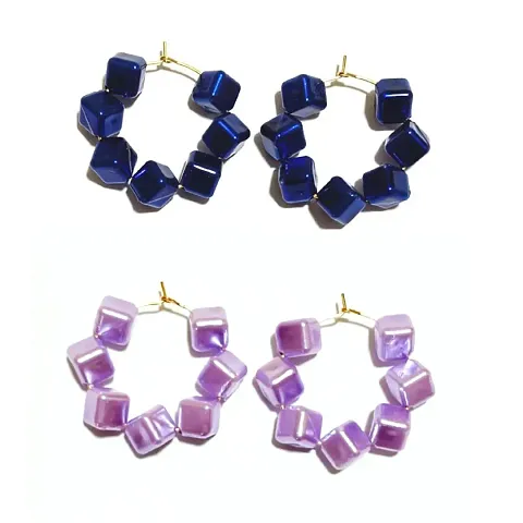 Elegant Earrings For Women ( Pack Of 2 Pair Earrings )