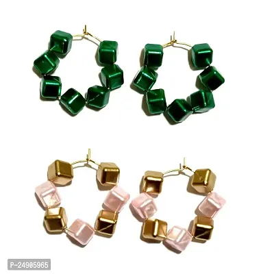 Elegant Earrings For Women ( Pack Of 2 Pair Earrings )