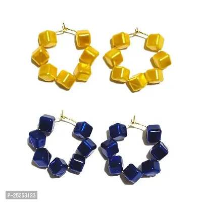 Light Weight Party Wear Earring ( Pack Of 2 Pair Earrings )