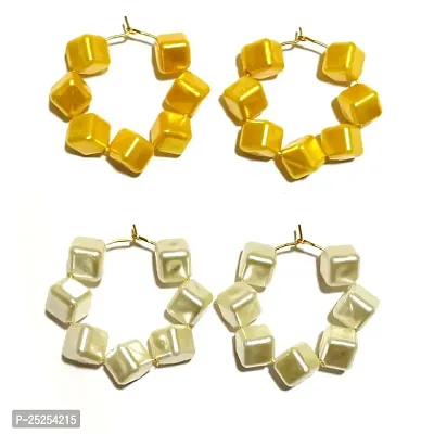 Light Weight Party Wear Earring ( Pack Of 2 Pair Earrings )