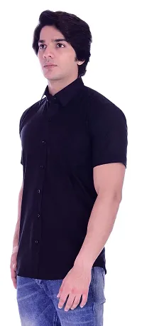 BASE 41 Men's Cotton Half Sleeve Shirt-thumb2