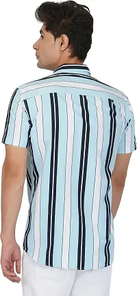 Reliable Multicoloured Cotton Short Sleeves Casual Shirt For Men-thumb1