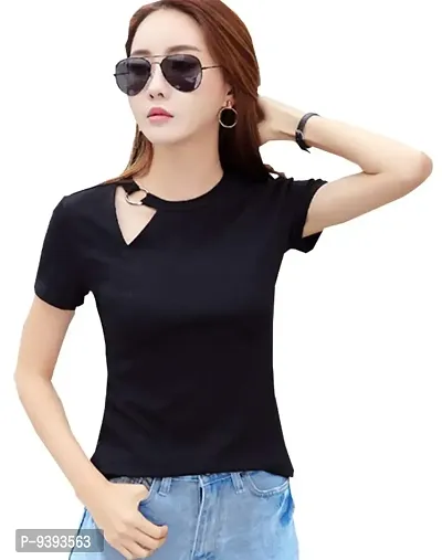 BASE 41 Women's Half Sleeves Top for Office Wear/Casual Wear Under 399 Top for Girls-thumb0