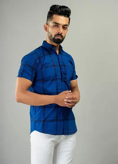 Hot Selling Cotton Short Sleeves Casual Shirt 