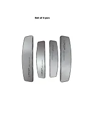 Stylish I-pop Silver Colour Elegant Car Door Guard Protection Universal Type Set of 4 pcs Suitable for Hyundai Verna 2017 Onward-thumb2