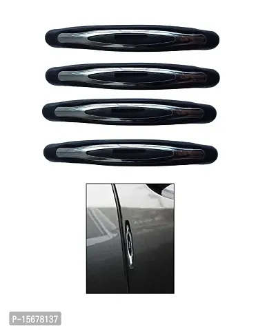 Car Compact Black Colour Elegant Door Guard Protection Universal Type Set of 4 pcs Suitable for Mahindra Scorpio 2009 Onward-thumb3