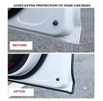 Car Door U Shape Edge Guard Trim Rubber Beading Protector for Extra Body Protection 5 Meter Roll Suitable for Maruti Suzuki Eeco-thumb3