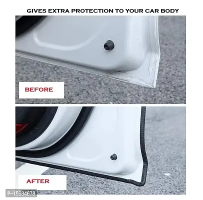 Car Door U Shape Edge Guard Trim Rubber Beading Protector for Extra Body Protection 5 Meter Roll Suitable for Maruti Suzuki Eeco-thumb4