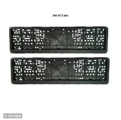 Car Number Plate Frame Protective Holder Made with Durable Plastic 2 pcs Universal Item Front / Back Side Suitable for Maruti Suzuki Ertiga 2022-thumb3