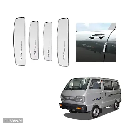 Car Stylish I-pop White Colour Elegant Door Guard Protection Universal Type Set of 4 pcs Suitable for Maruti Omni-thumb0