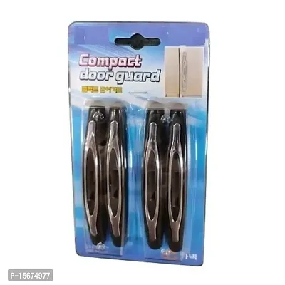 Car Compact Black Colour Elegant Door Guard Protection Universal Type Set of 4 pcs Suitable for Maruti 800-thumb2