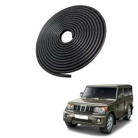 Car Door U Shape Edge Guard Trim Rubber Beading Protector for Extra Body Protection 5 Meter Roll Suitable for Mahindra Bolero