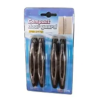 Car Compact Black Colour Elegant Door Guard Protection Universal Type Set of 4 pcs Suitable for Maruti Omni-thumb1