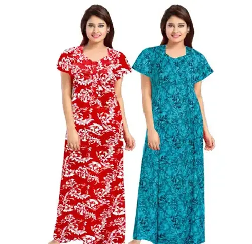 Hot Selling Cotton Nighty Women's Nightwear 