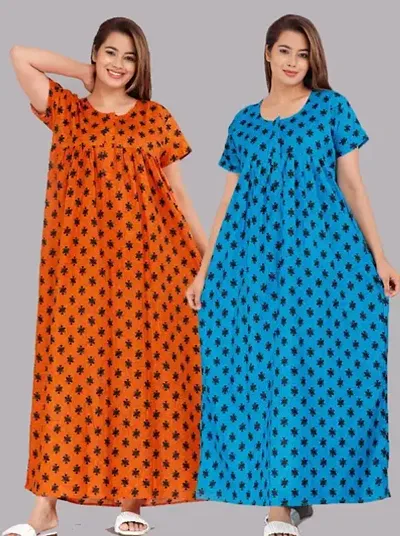 Elegant Nighty For Women Pack Of 2