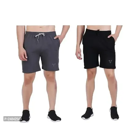 Fancy Cotton Shorts For Men Pack Of 2