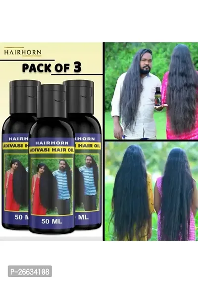 Adivasi Herbal Hair Oil Pack Of 1 Hair Oil 60 ml Hair Oil Total 180 ml Pack Of 3