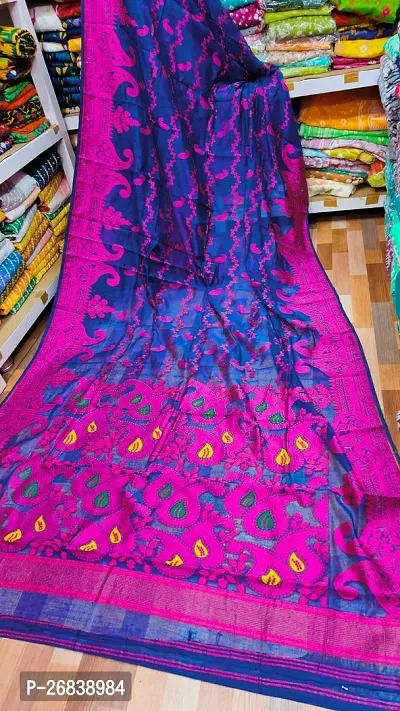 Stylish Georgette Purple Printed Saree with Blouse piece