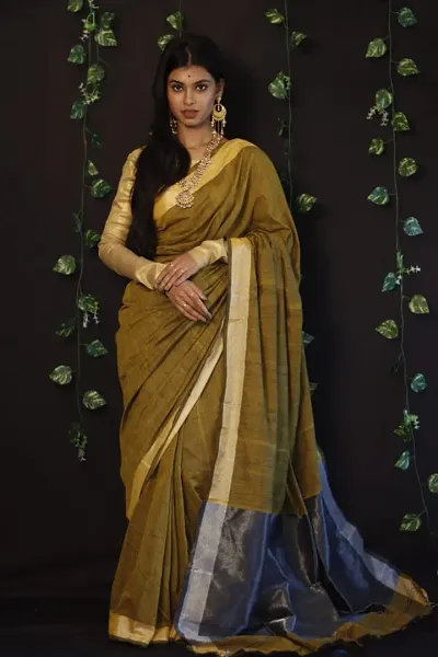 Kanjeevaram Jacquard Silk Saree with Blouse Piece