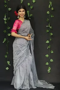 GREY HANDLOOM COTTON SAREE-09-thumb3