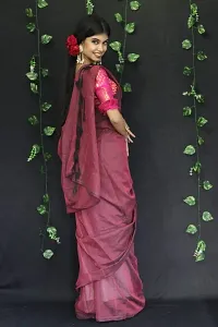 MAYA MAROON HANDLOOM COTTON SAREE--thumb2