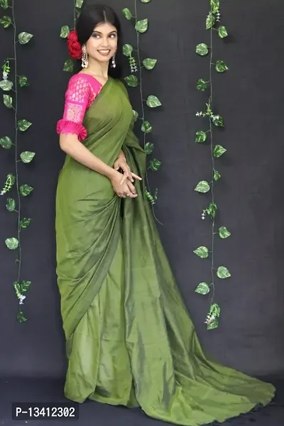 Beautiful Cotton Saree with Blouse piece-thumb4