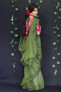 Beautiful Cotton Saree with Blouse piece-thumb1