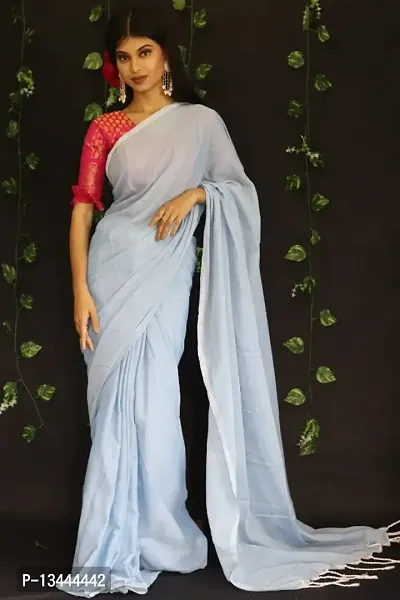 Beautiful Cotton Saree with Blouse piece