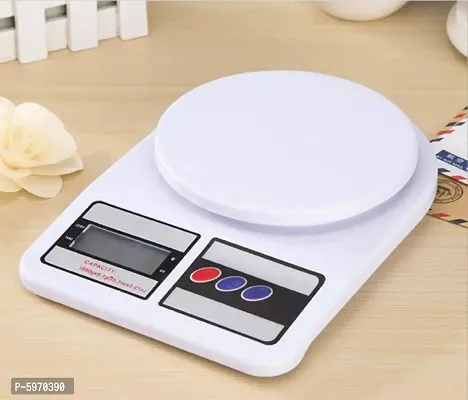 Digital Kitchen Weighing Machine Multipurpose Electronic Weight Scale with Backlit LCD Display for Measuring Food, Cake, Vegetable, Fruit (SF- 400)-thumb0