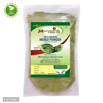 Indigo Powder (Indigofera Tinctoria) - 227 Grams by Malvaniya Herbal Care-thumb2