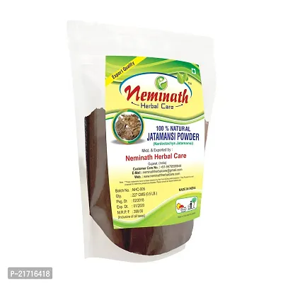 Jatamansi Powder For Hair (227 Grams)| 100% Natural, Pure and Herbal | (Nardostachys Jatamansi) Hair Powder For Rejuvenating Hair Roots Naturally | Pack of 1 - By Neminath Herbal Care-thumb3