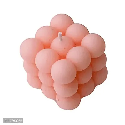 Indoblaze Cloud Bubble Cube Candle | Scented Bubble Candle | Fragrance Bubble Candle | Standard Size-thumb3