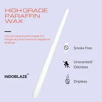 Indoblaze Unscented Taper Candles | Long Candles for Home Decor | Candle Sticks-thumb1