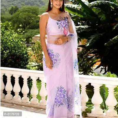 Beautiful Organza Saree with Blouse piece