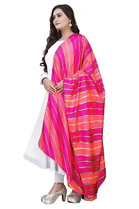 Rudra Fashion Mart Women Georgette Gown Kurta Maxi Long Dress With Digital Print Dupatta, Latest Georgette Long Ethnic Anarkali Gown Kurti With Dupatta For Women And Girls (X-Large, Deep Pink)-thumb1