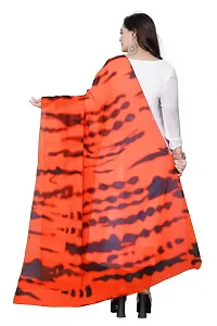 RUDRA FASHION MART Women's Solid White Kurta Long Dress with Dupatta, Latest Georgette Long Ethnic Anarkali Kurti Set Gown for Women and Girls (Medium, Red)-thumb3
