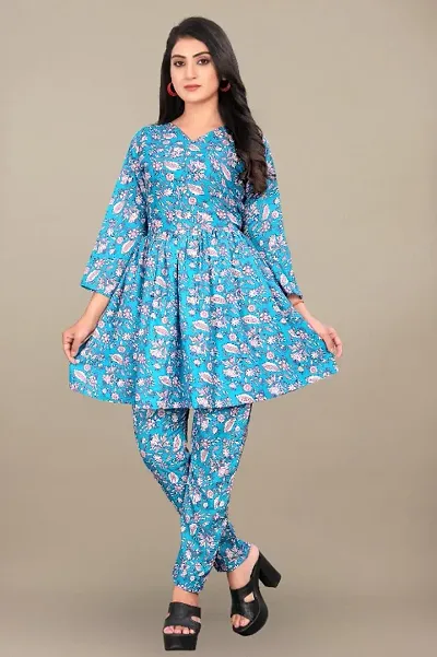 Fancy Rayon Kurta Set For Women