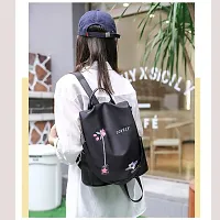 New Flower Embroidered Artistic National Style Oxford Large Capacity Womens Bag Generation Backpack-thumb1