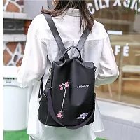 New Flower Embroidered Artistic National Style Oxford Large Capacity Womens Bag Generation Backpack-thumb2