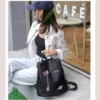 New Flower Embroidered Artistic National Style Oxford Large Capacity Womens Bag Generation Backpack-thumb3