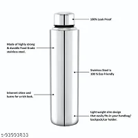 Stainless steel water bottle 900ml approxe,water bottle,steel bottle,gym,sipper,school,office,water bottle 900ml.(Organ).Pack of 2-thumb1