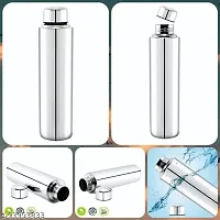 Stainless steel water bottle 1000ml approxe,water bottle,steel bottle,gym,sipper,school,office,water bottle 900ml.(Organ).Pack of 2-thumb1