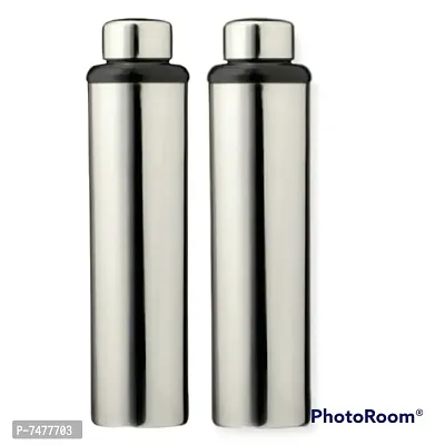 Stainless steel water bottle 1000ml approxe,water bottle,steel bottle,gym,sipper,school,office,water bottle 9.(Dhoom).Pack of 2-thumb1