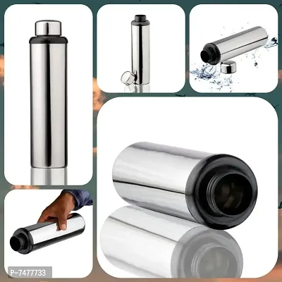 Stainless steel water bottle 1000ml approxe,water bottle,steel bottle,gym,sipper,school,office,water bottle 900ml.(Dhoom).Pack of 2-thumb2