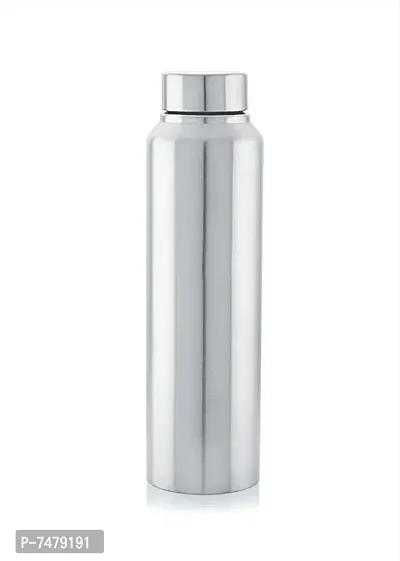 Stainless steel water bottle 1000ml approxe,water bottle,steel bottle,gym,sipper,school,office,water bottle 900ml.(Organ).Pack of 1-thumb0