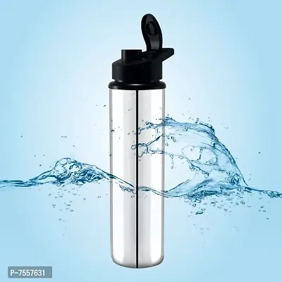 Stainless steel water bottle 1000ml approxe,water bottle,steel bottle,gym,sipper,school,office,water bottle 900ml.(Sports).Pack of 1-thumb4